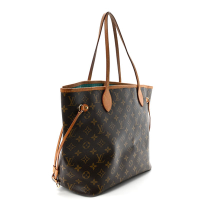 Louis Vuitton Monogram V Neverfull MM Turquoise 3 of 9