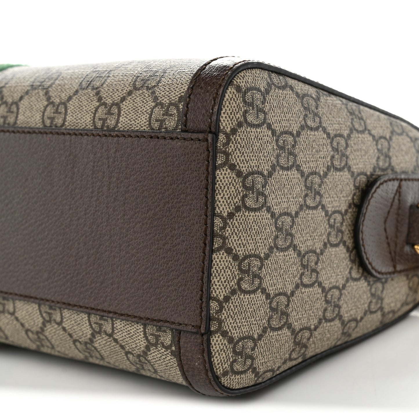 GG Supreme Monogram Web Medium Ophidia Boston Brown