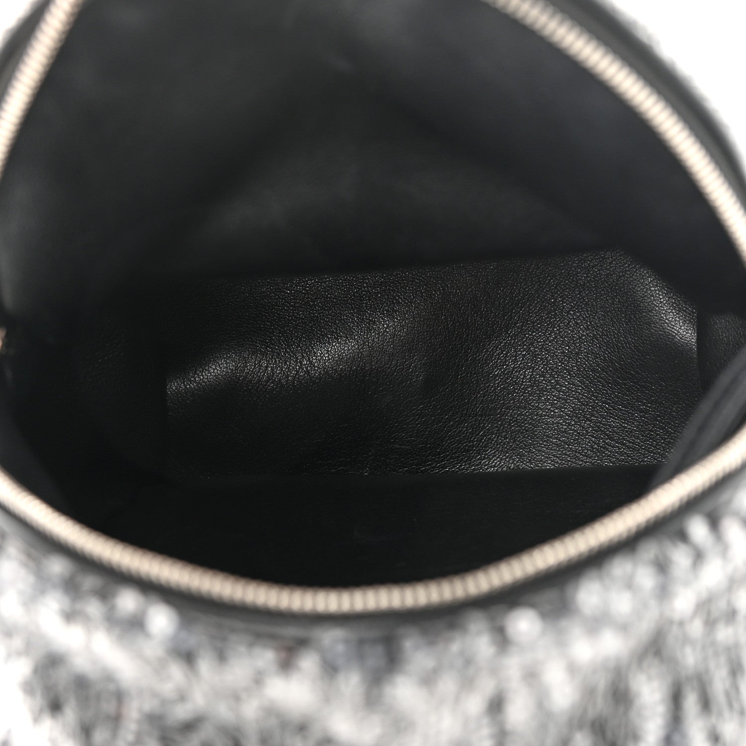 Chanel Sequin Waterfall Backpack Grey 5 of 10