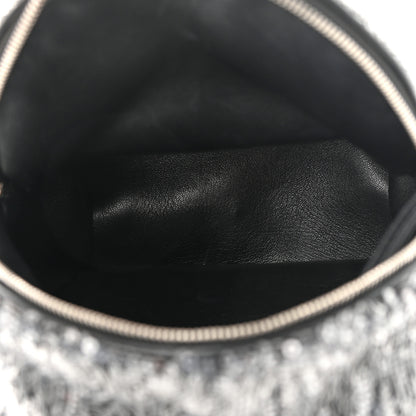 Chanel Sequin Waterfall Backpack Grey 5 of 10