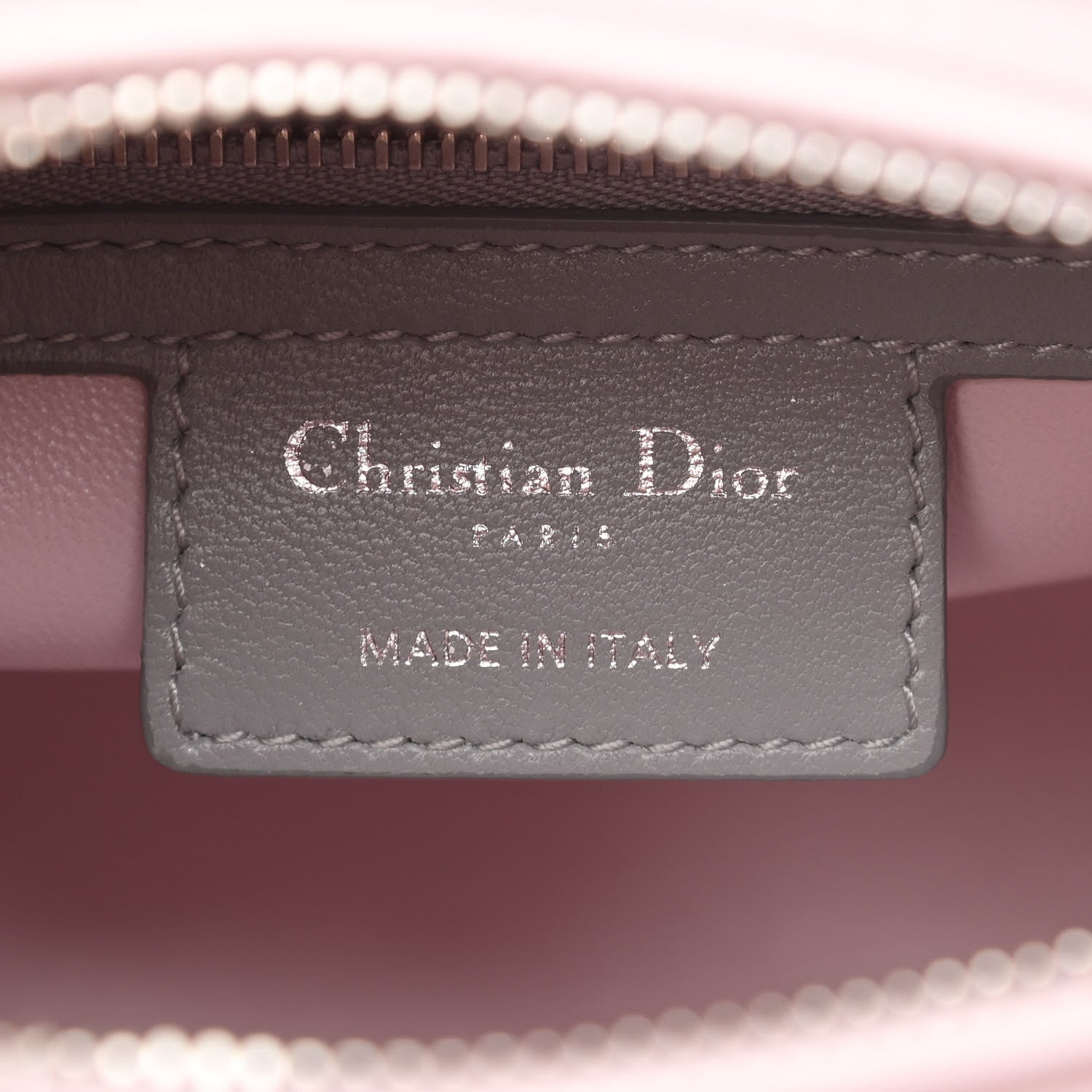 Christian Dior Lambskin Cannage Medium Tri-Color Lady Dior Fuchsia 6 of 14