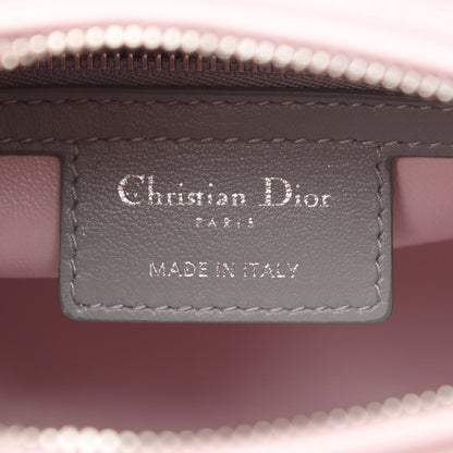 Christian Dior Lambskin Cannage Medium Tri-Color Lady Dior Fuchsia 6 of 14