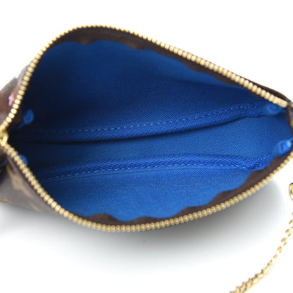 Louis Vuitton Monogram 2019 Christmas Animation Mini Venice Pochette Accessories Blue 5 of 10