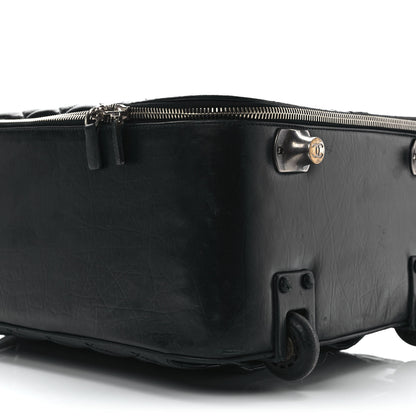 Chanel Aged Calfskin Quilted Case Trolley Black 7 of 16
