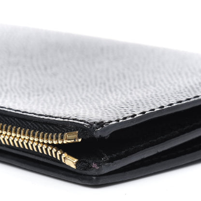 Burberry Patent Constantine Continental Wallet Black 4 of 4