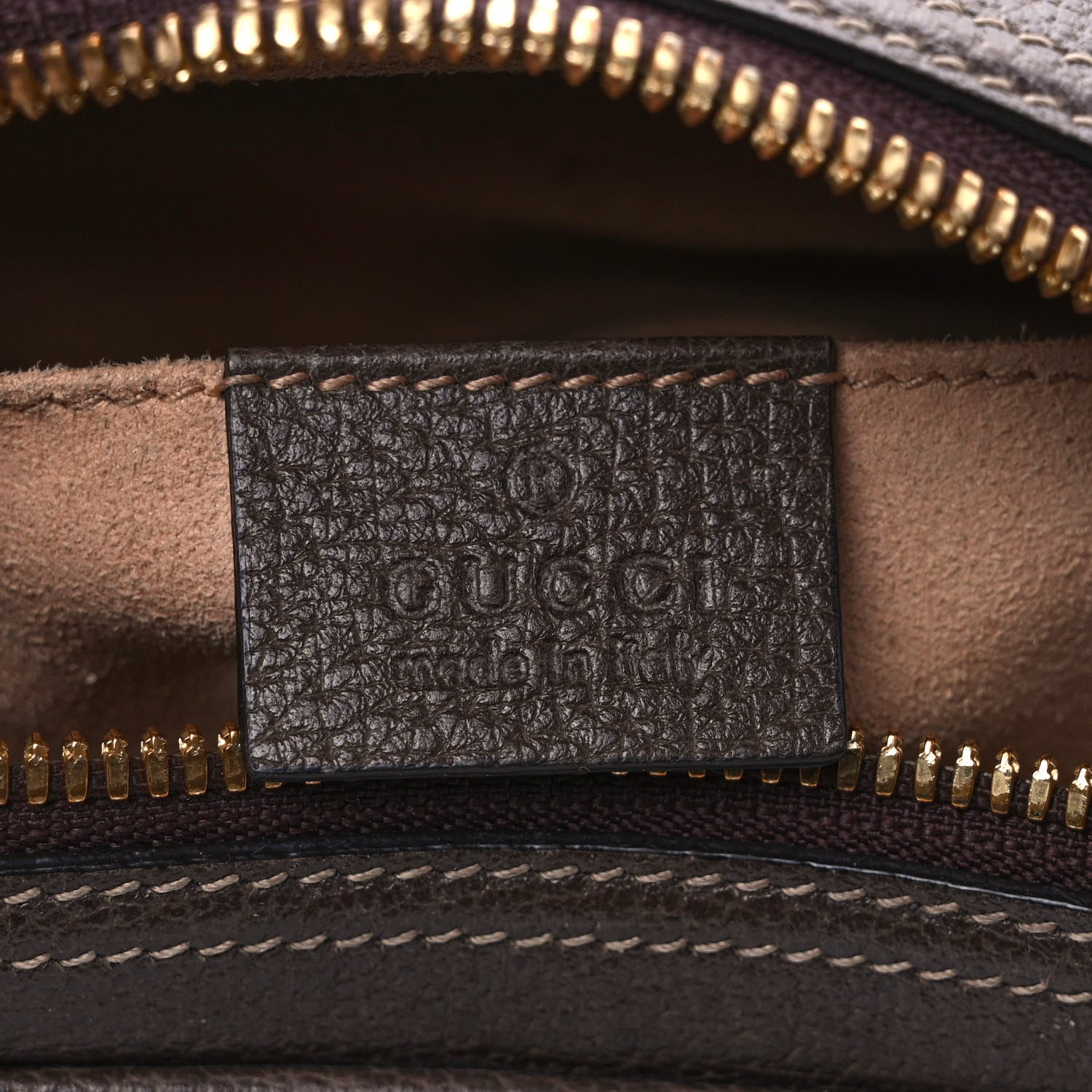 Gucci GG Supreme Monogram Web Small Ophidia Belt Bag 75 30 Dark Brown 6 of 10