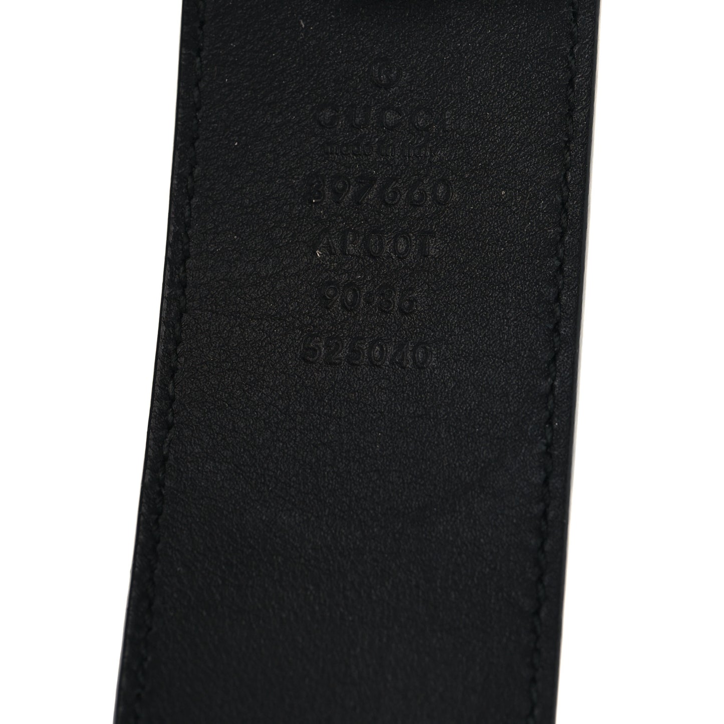 Calfskin Double G 40mm Belt 90 36 Black