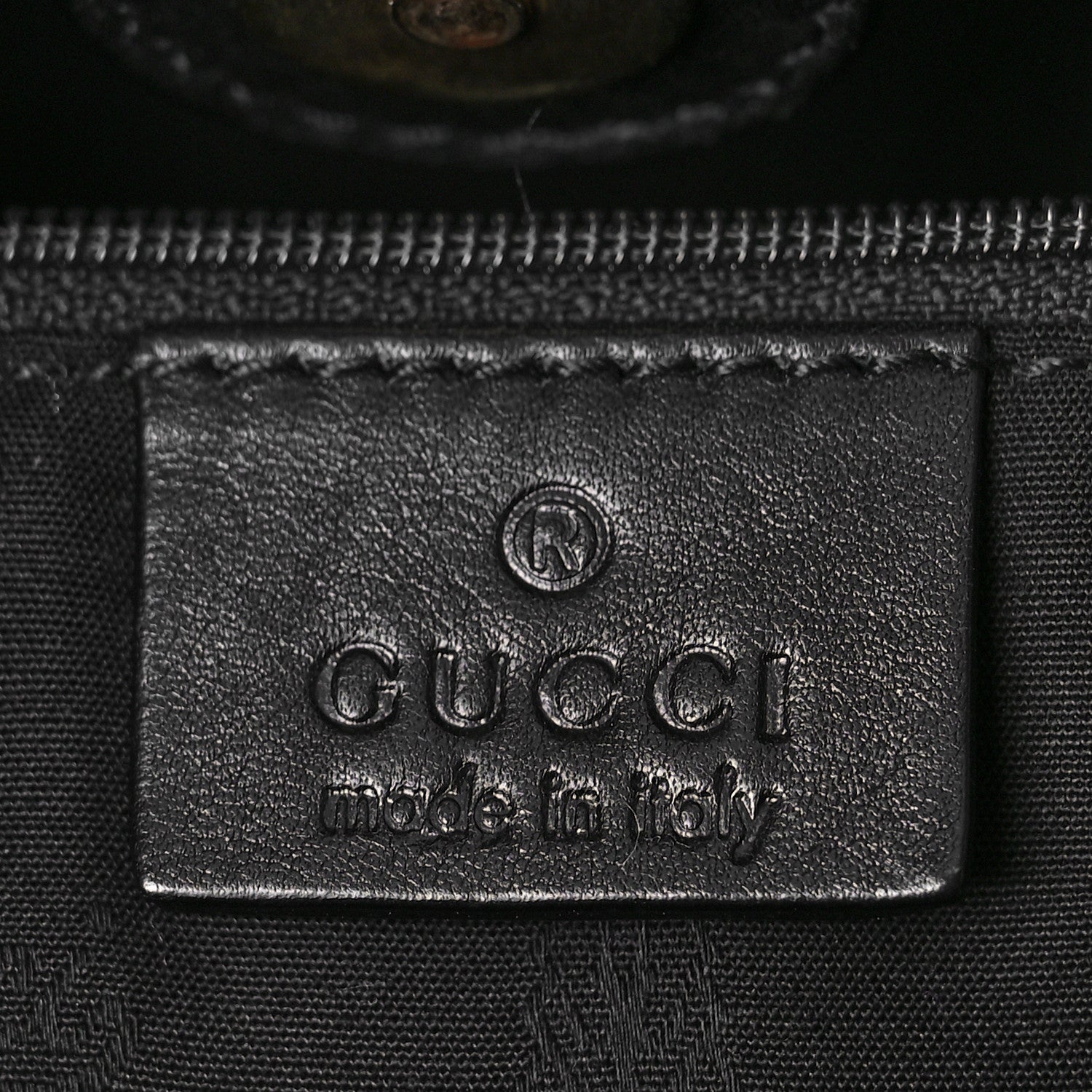 Gucci Guccissima Medium Sukey Tote Black 6 of 10