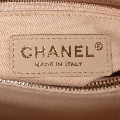 Chanel Caviar Quilted Medium Coco Handle Flap Light Beige 6 of 13