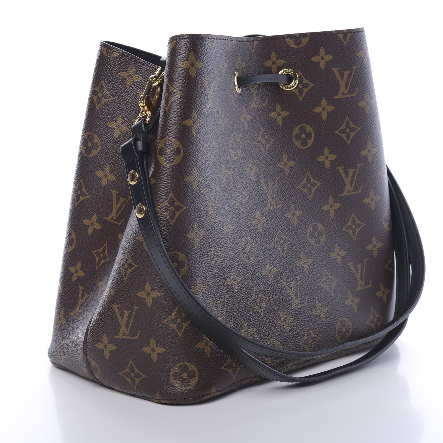 Louis Vuitton Monogram Neonoe MM Black 3 of 9