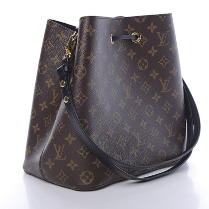 Louis Vuitton Monogram Neonoe MM Black 3 of 9