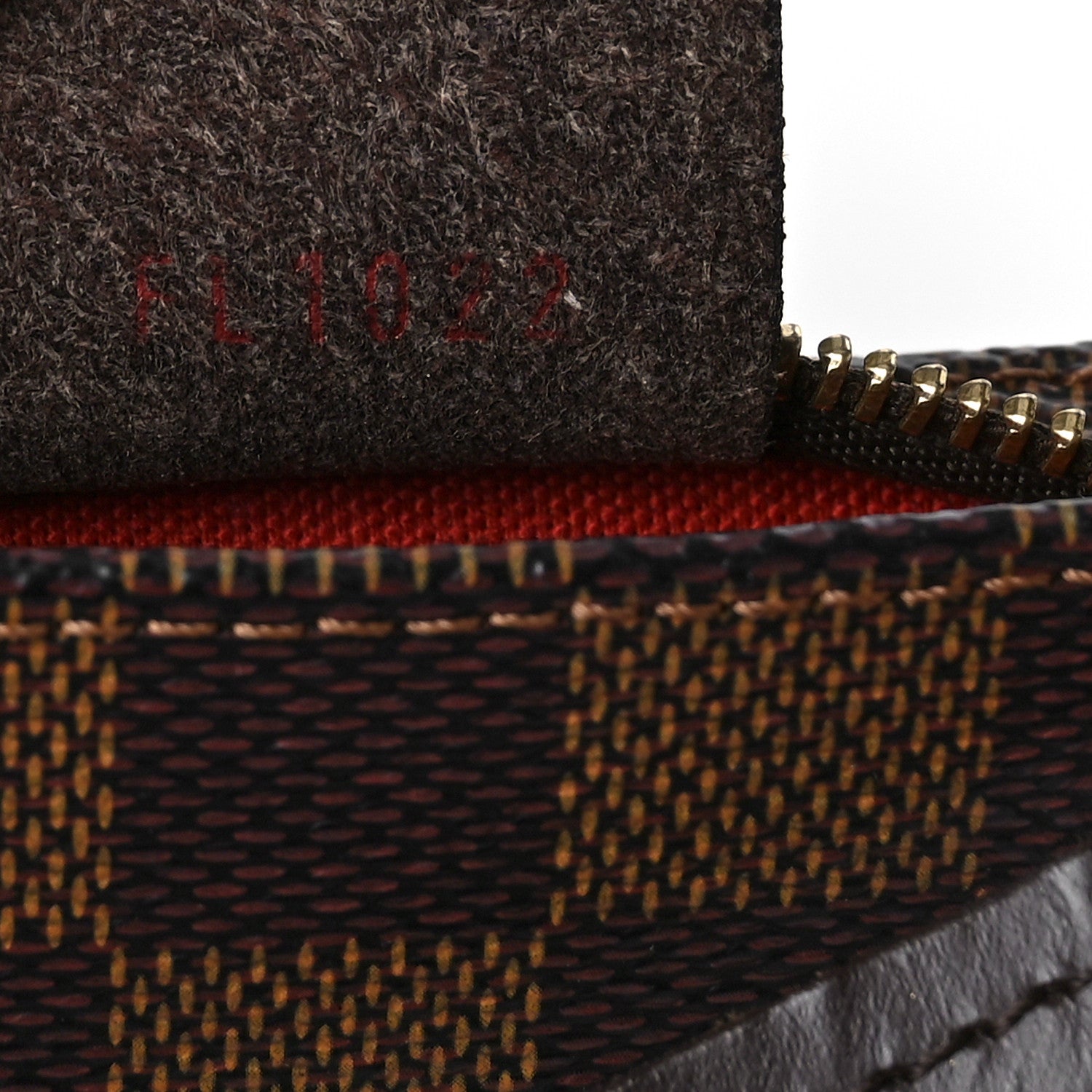 Louis Vuitton Damier Ebene Navona Pochette Accessories 7 of 9