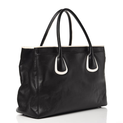 Chanel Lambskin Executive Cerf Shopper Tote Black 3 of 13