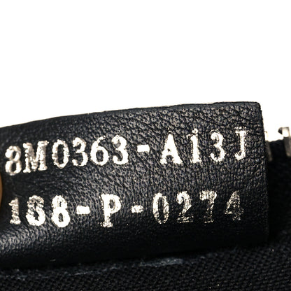 Fendi Vitello Liberty Fun Fair Studded Zip Around Pouch Black Multicolor 7 of 9