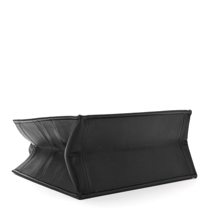 Christian Dior Calfskin Embossed Medium Book Tote Black 4 of 11