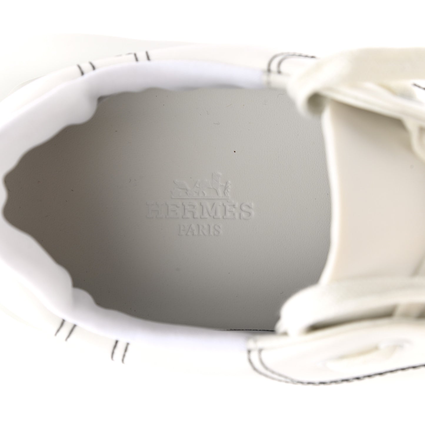 Technical Canvas Goatskin Envol Sneakers 40 White Casse