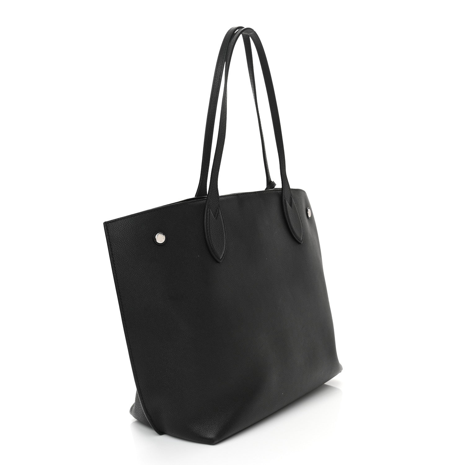 Louis Vuitton Calfskin Lockme Go Tote Black 3 of 11