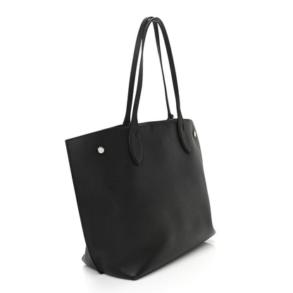 Louis Vuitton Calfskin Lockme Go Tote Black 3 of 11