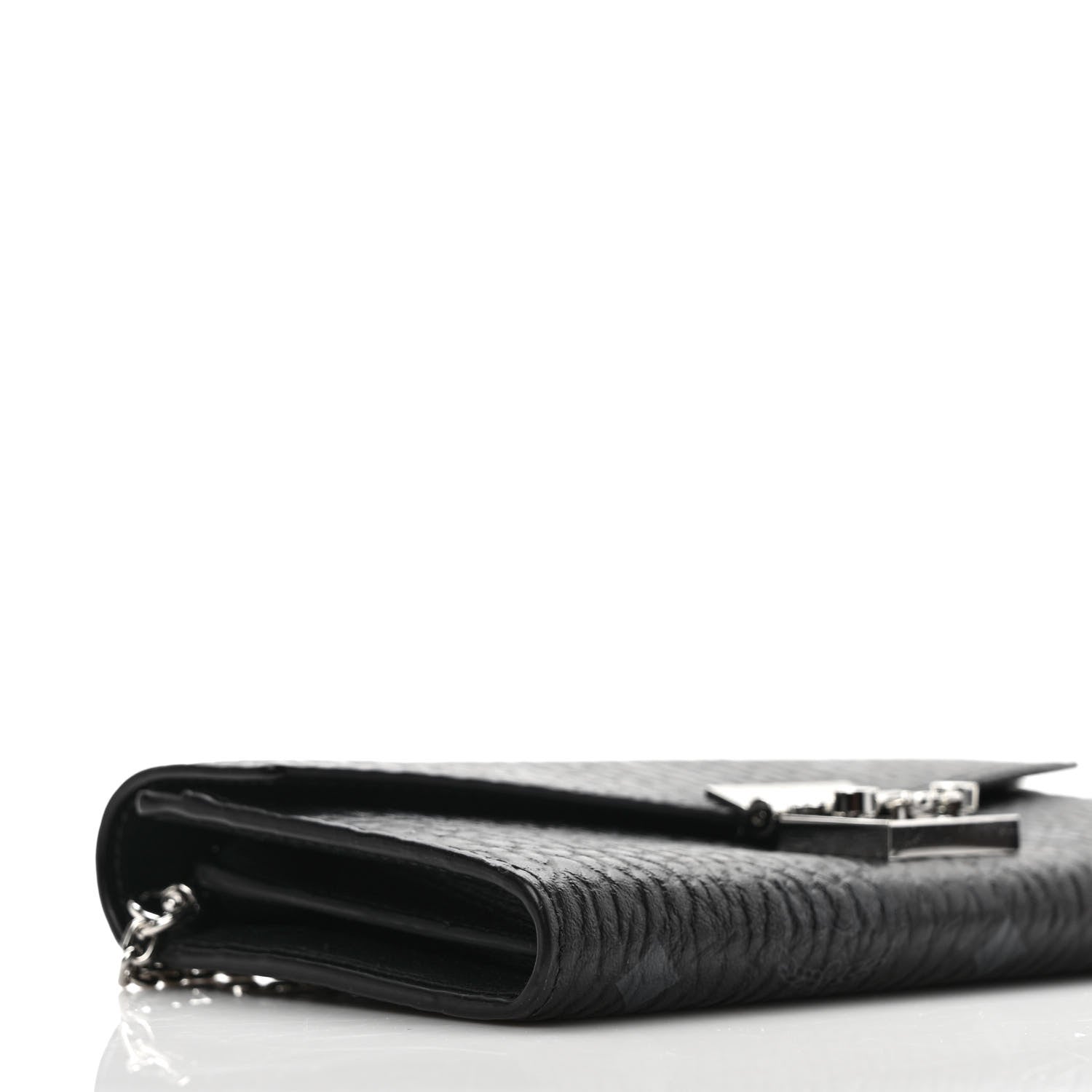 MCM Visetos Large Patricia Wallet On Chain Black 7 of 11