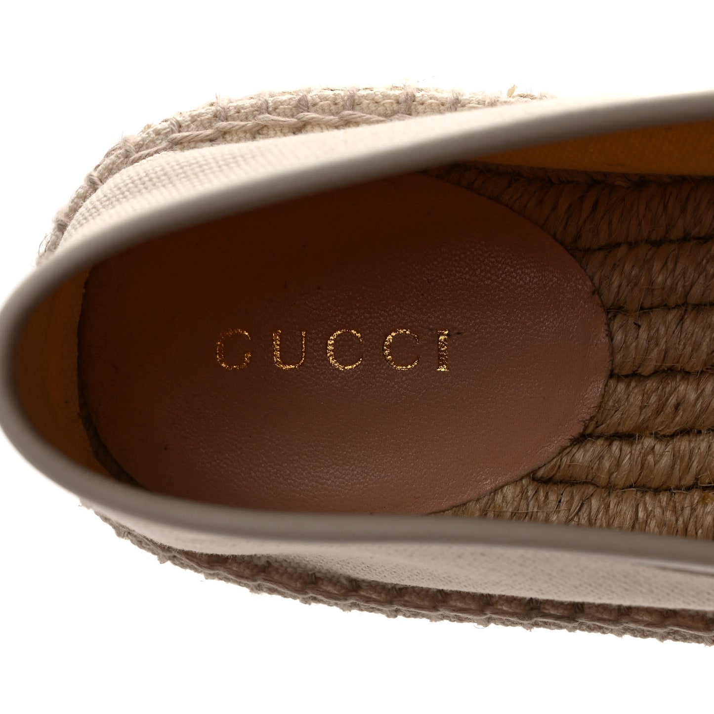 Canvas Logo Espadrilles 39 Greggio White