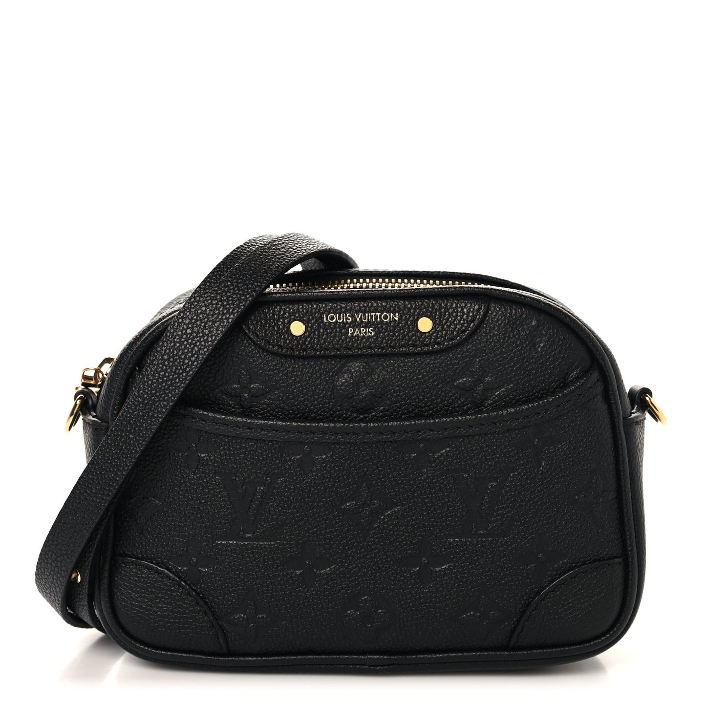 Empreinte Monogram Tiny Camera Bag Black