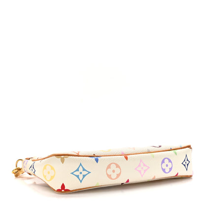 Louis Vuitton Monogram Multicolor Pochette Accessories White 4 of 15