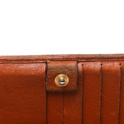 Gucci Monogram Studded Continental Wallet Orange 7 of 7