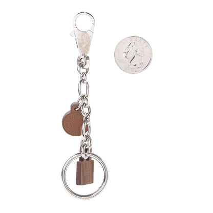 Hermes Barenia Breloque Olga Amulette Key Ring Fauve 2 of 3