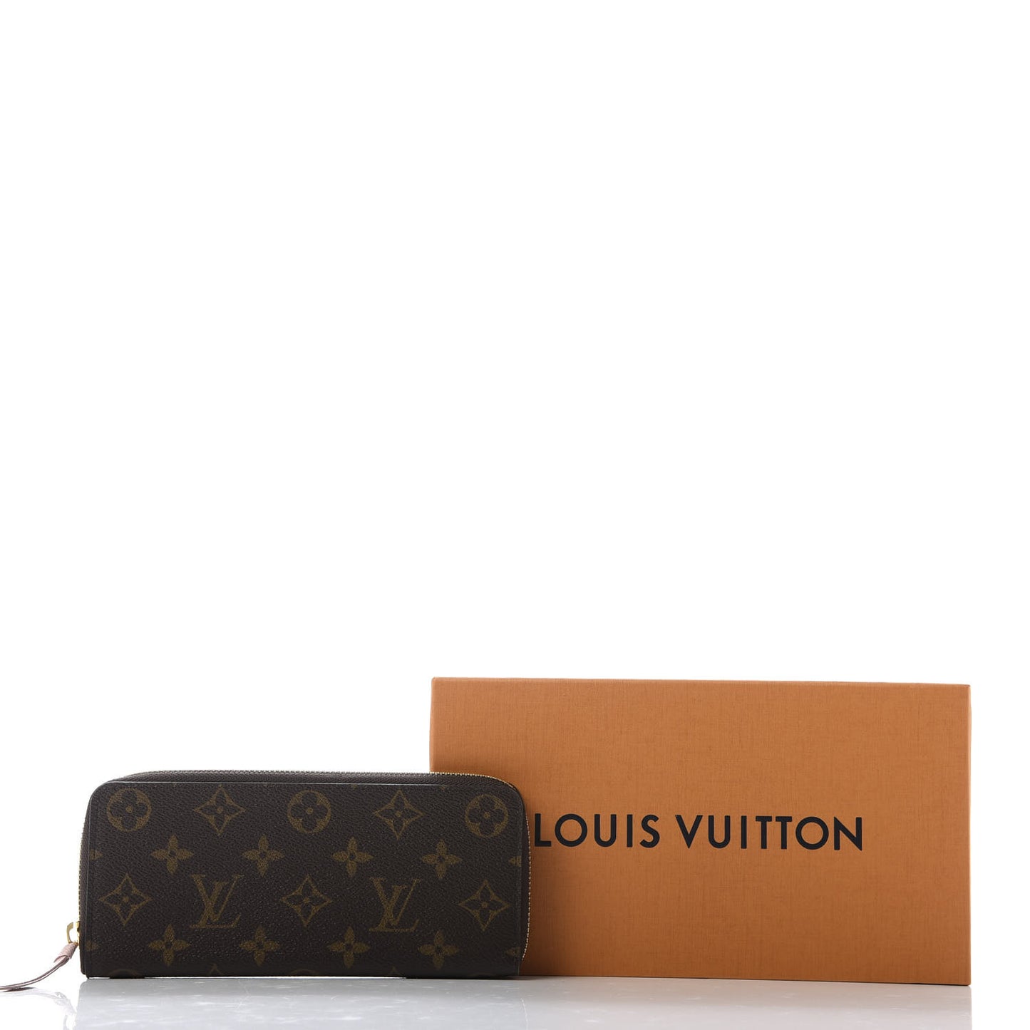 Monogram Clemence Wallet Rose Ballerine