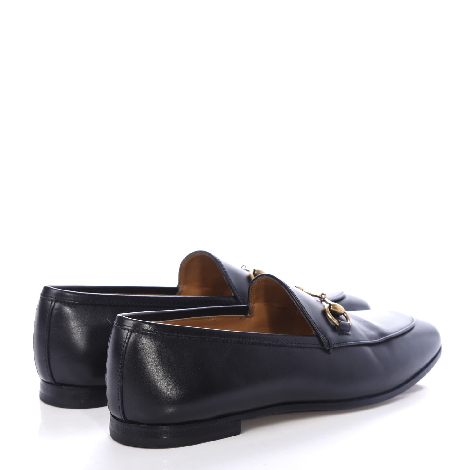 Gucci Calfskin Womens Jordaan Loafers 36 Black 4 of 11