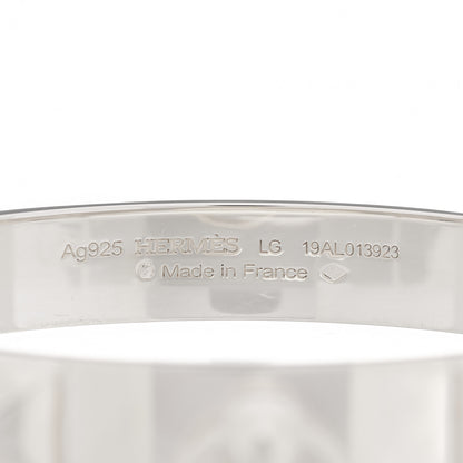 Hermes Sterling Silver PM Collier De Chien Bracelet LG 5 of 5