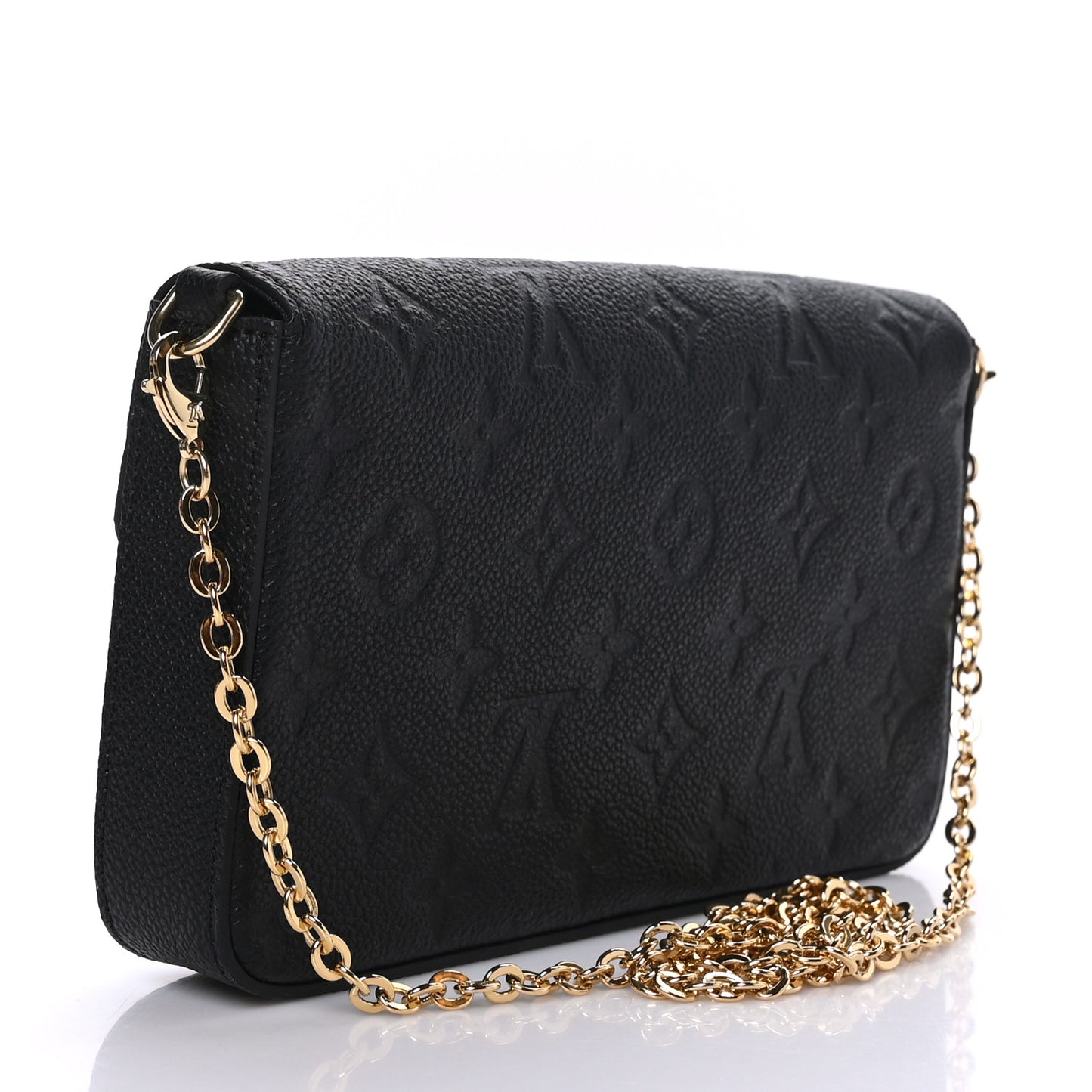 Empreinte Pochette Felicie Chain Wallet Black