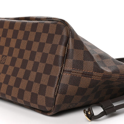 Louis Vuitton Damier Ebene Neo Neverfull MM Rose Ballerine 10 of 10