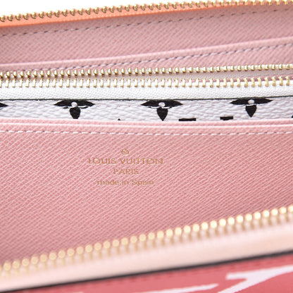 Louis Vuitton Monogram Giant Zippy Wallet Rouge Rose 6 of 7