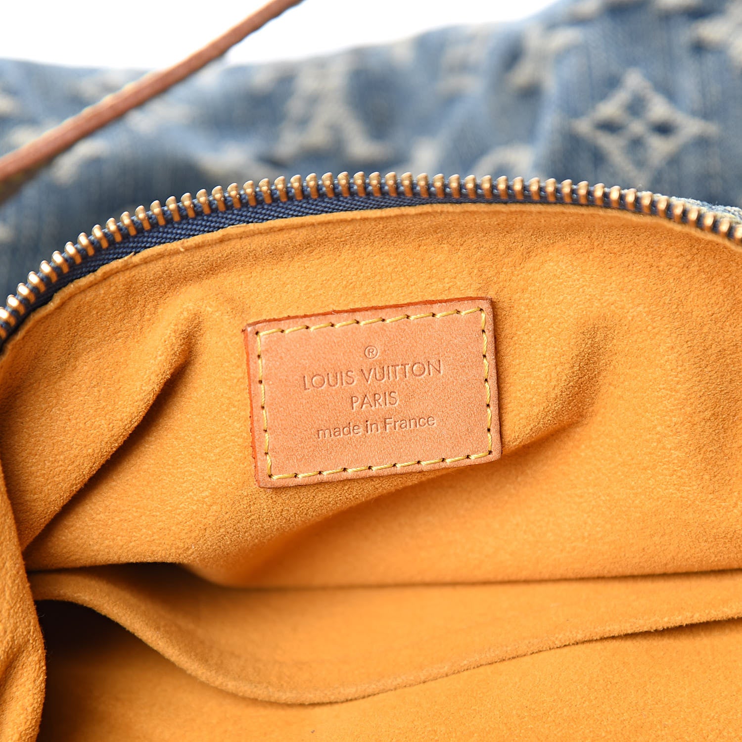 Louis Vuitton Monogram Denim Baggy PM Blue 6 of 11