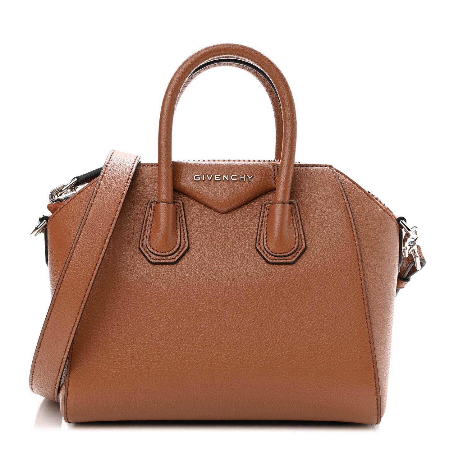 Sugar Goatskin Mini Antigona Caramel