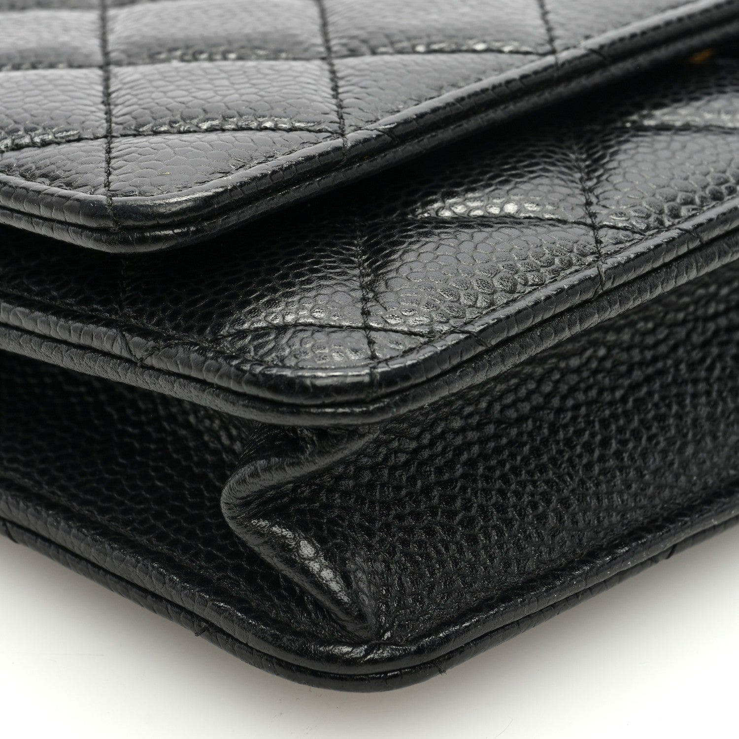 Chanel Caviar Quilted Wallet on Chain WOC Black 9 of 11