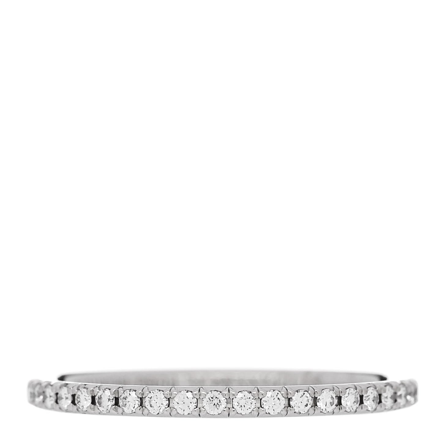 Platinum Diamond Metro Band Ring 52 6