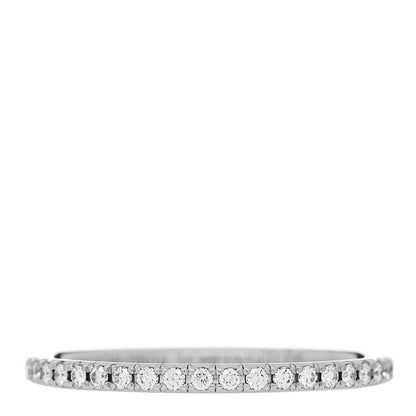 Tiffany Platinum Diamond Metro Band Ring 52 6 1 of 4