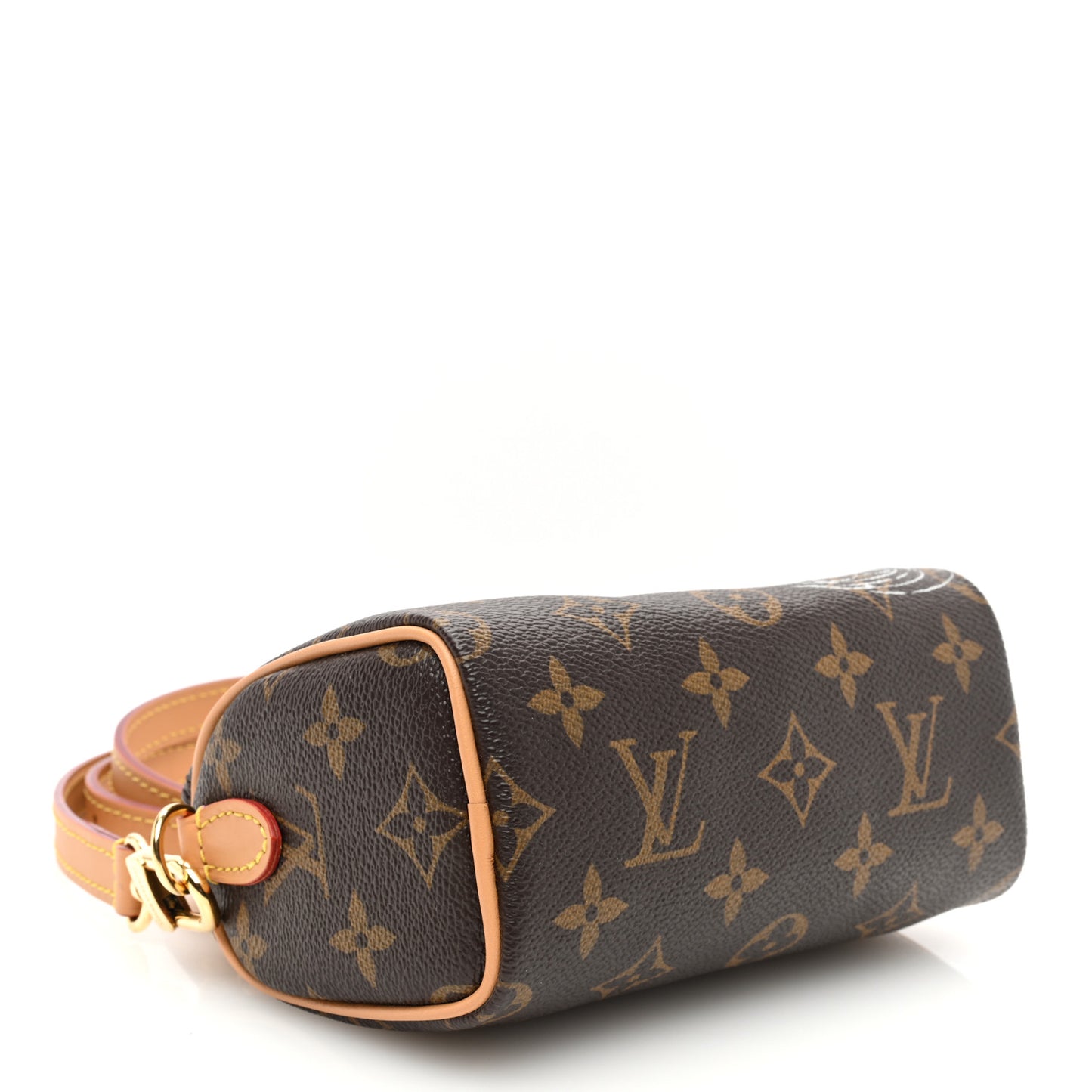 Monogram Vivienne Ice Skating Nano Speedy Bandouliere Pink