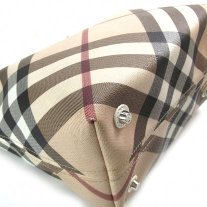 Burberry Nova Check Tote White 5 of 10