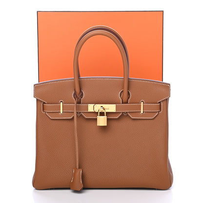 Hermes Togo Birkin 30 Gold 10 of 10