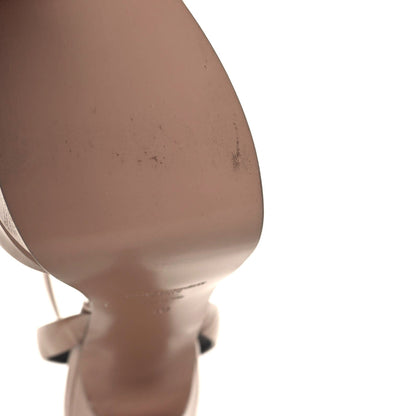 Saint Laurent Vitello Vernice Tribute 105 Sandals 40 Soft Nude 7 of 11