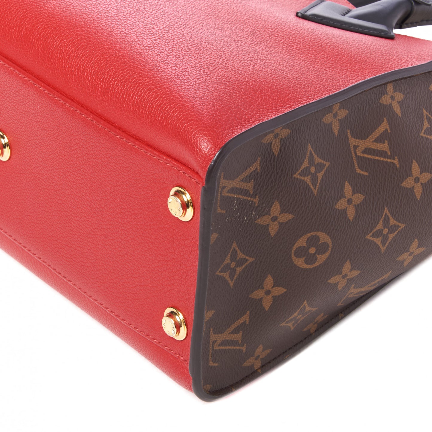 Calfskin Monogram On My Side Pirate Red