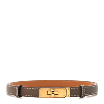 Hermes Epsom Kelly Belt Etoupe 1 of 5