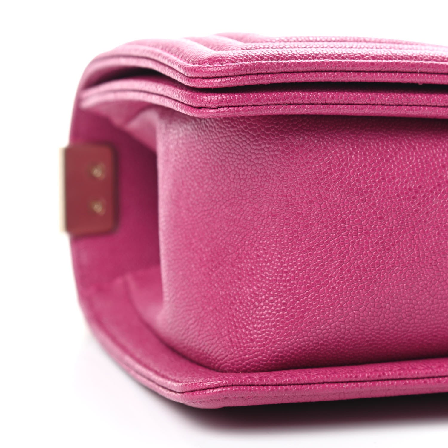 Chanel Caviar Quilted Small Boy Flap Fuchsia 8 of 9
