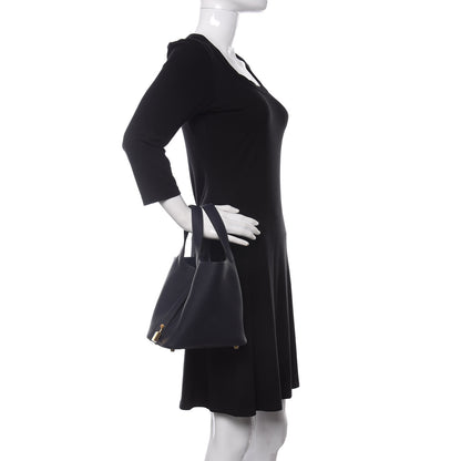 Hermes Taurillon Clemence Picotin Lock 18 PM Bleu Nuit 2 of 11