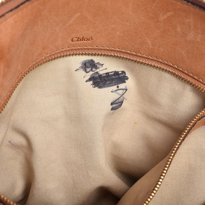 Chloe Lambskin Large Heloise Satchel Gazelle 10 of 31