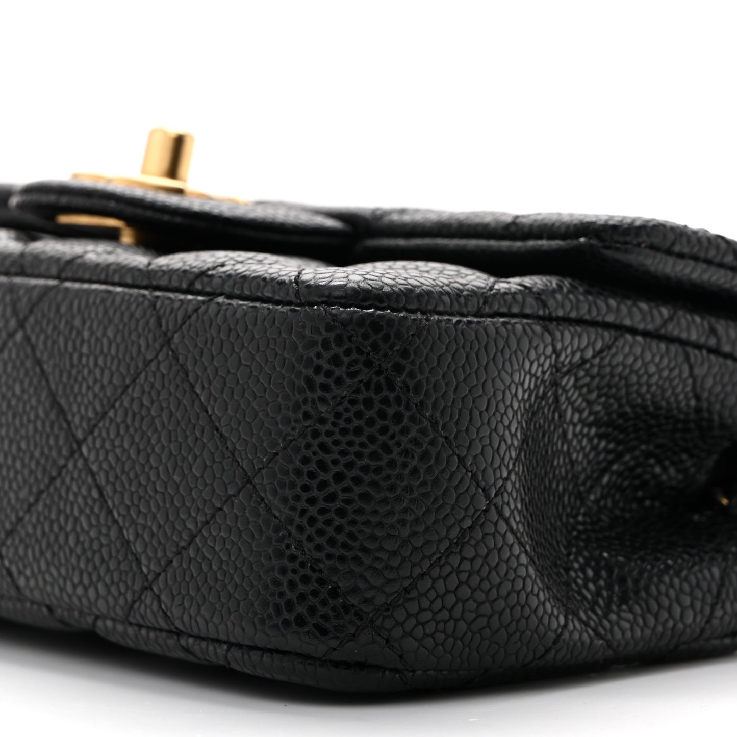 Caviar Quilted Extra Mini Flap Black