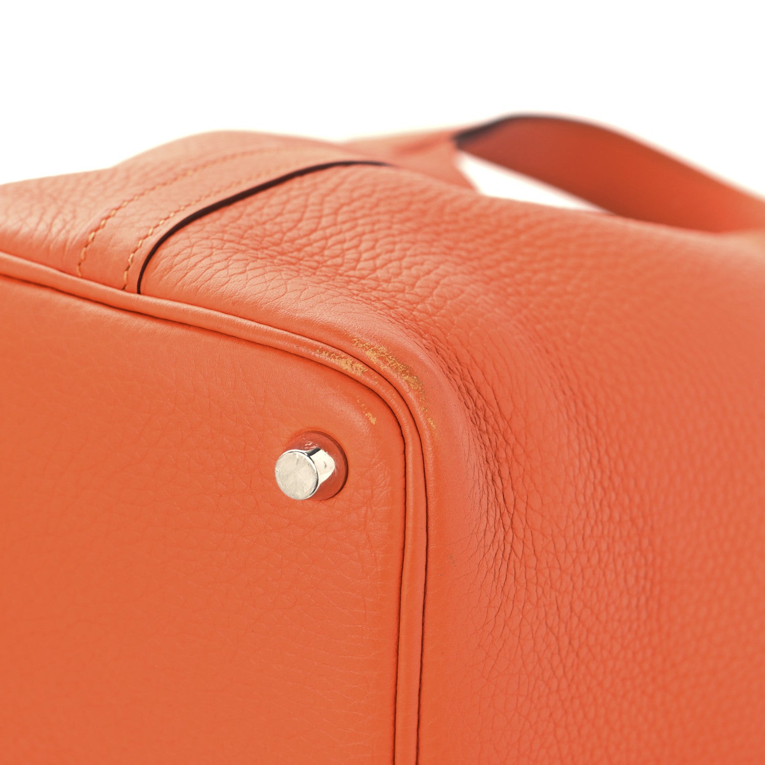 Hermes Taurillon Clemence Picotin Lock 18 PM Orange 12 of 15